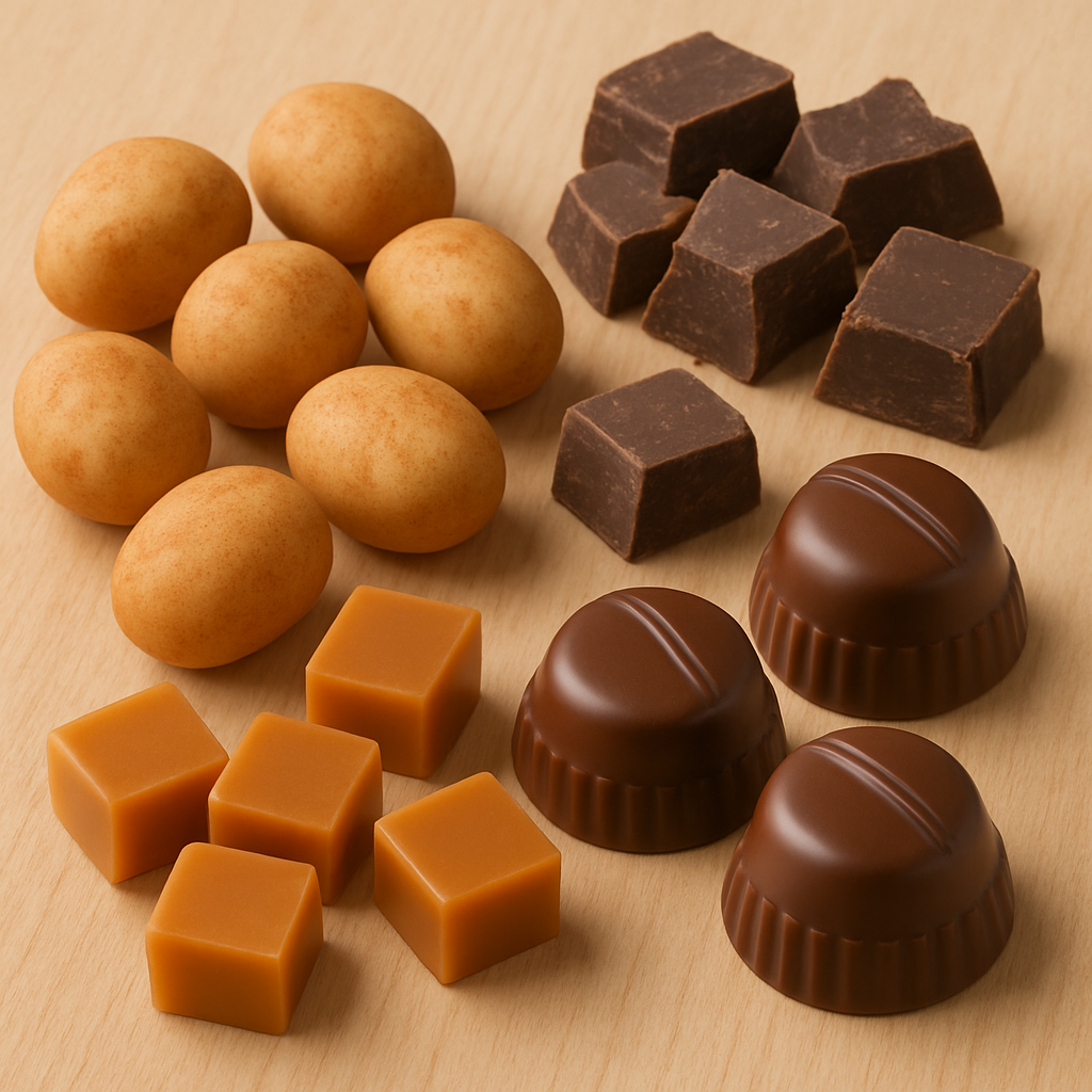 Schokolade, Marzipan, Karamell  & co. 