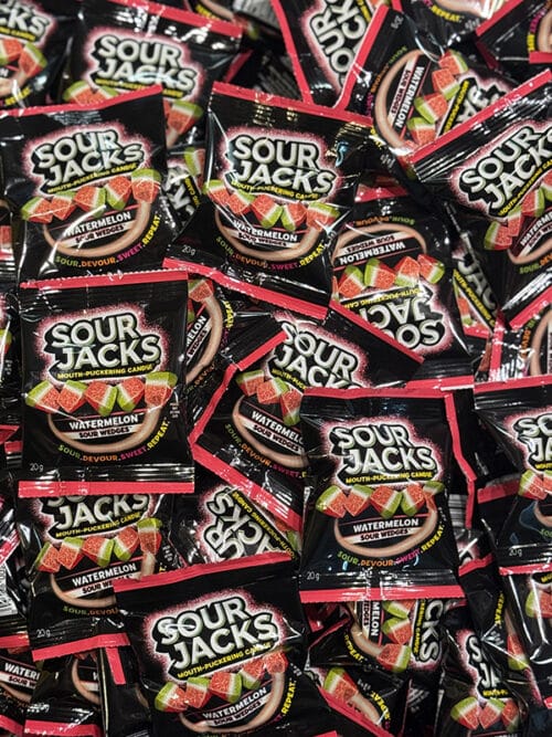 Sour Jacks Watermelon Sour Wedges