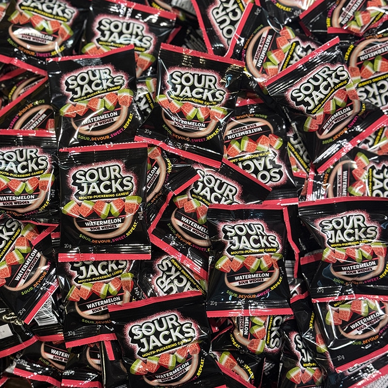 Sour Jacks Watermelon Sour Wedges