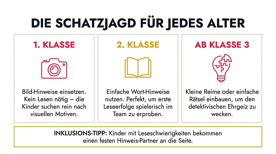 Infografik: Die Faschings-Schatzjagd für jedes Alter